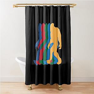 Vintage 70s Bigfoot Shower Curtain