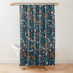 Bigfoot Weird Shower Curtain
