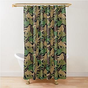 Bigfoot Camouflage Shower Curtain -> Bigfoot Camouflage Shower Curtain