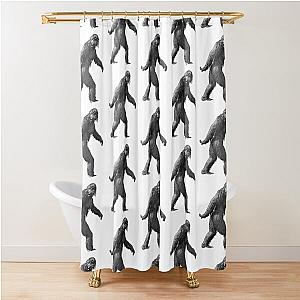 Hippie Bigfoot Shower Curtain