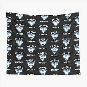 Big Foot Energy - Light Blue (Bigfoot) Tapestry