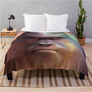 True Bigfoot Throw Blanket