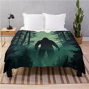 Bigfoot Believes In You Throw Blanket