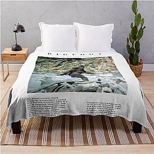 Minimalist Bigfoot Throw Blanket