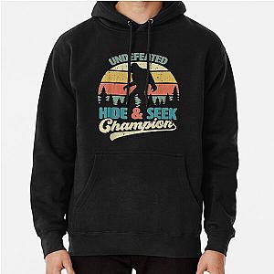 Bigfoot Undefeated Champion Funny Sasquatch Yeti Pullover Hoodie