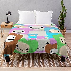 Bigfoot Throw Blanket