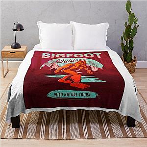 Enjoy the Great outdoors with Bigfoot Throw Blanket
