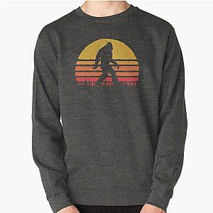 Retro Bigfoot Silhouette Vintage Sweatshirt Pullover