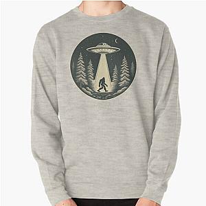 Vintage Bigfoot UFO Pullover Sweatshirt