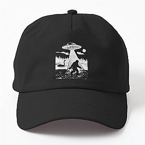 Bigfoot UFO Abduction Sasquatch Dad's Hat