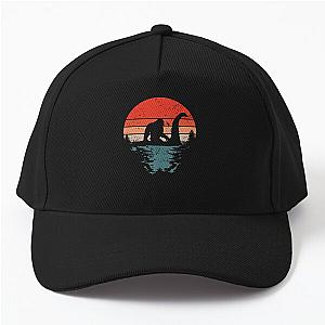 Bigfoot Sasquatch Riding the Loch Ness Monster Baseball Cap