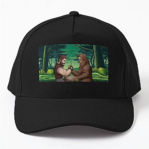 Bigfoot vs Lumberjack Baseball Cap