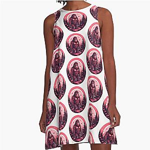 Bigfoot Hearts A-Line Dress