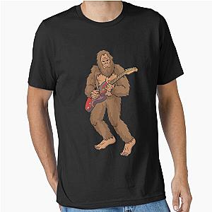 Bigfoot Playing the Guitar Essential T-Shirt