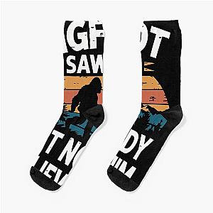 Bigfoot Doesn't Believe in You Either Socks V6