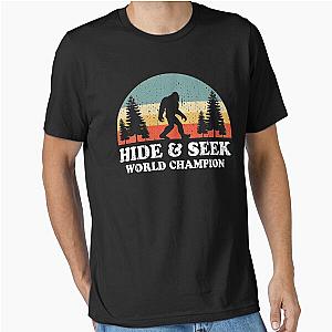 Bigfoot Hide Seek World Champion Retro Essential T-Shirt