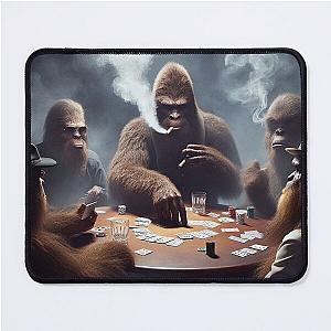 Bigfoot Poker Party Mouse Pad
