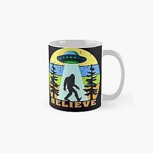 Bigfoot UFO Alien Believe Classic Mug