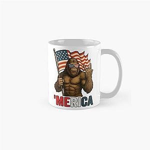 Bigfoot Americana 4th of July Patriotic Men Women Boys Girls Classic Mug