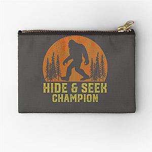 Sasquatch Bigfoot Undefeated Champion Zipper Pouch