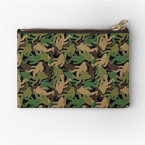 Bigfoot Camouflage Zipper Purse