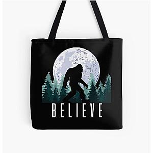 Bigfoot Believe Sasquatch Tote Bag