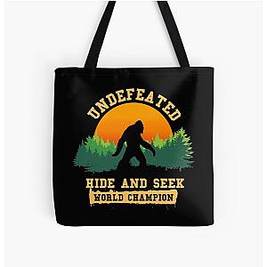Undefeated World Champion Bigfoot All Over Print Tote