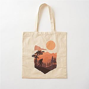 Retro Vintage Bigfoot Hide and Seek Gift for Friend or Family Cotton Tote Bag