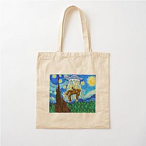 Funny Bigfoot Tshirt Aliens Tee Funny Starry Night Cotton Bag
