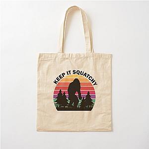 Keep It Funny Bigfoot Cotton Tote Bag