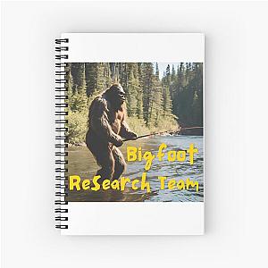 Bigfoot Research Team off to the woods Spiral Notebook