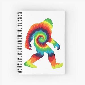 Tie Dye Bigfoot Spiral Notebook