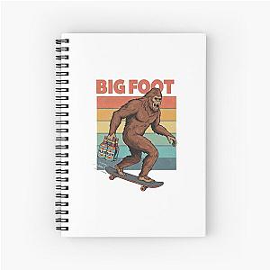 Bigfoot holding a beer notebook
