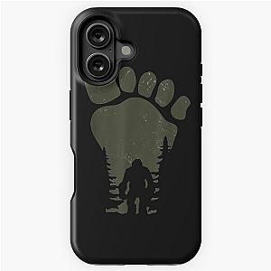 Sasquatch or Bigfoot in the Forest Footprint iPhone Case