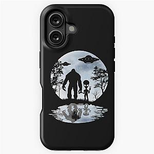 Alien Bigfoot Moon UFO iPhone Tough Case