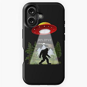 Funny Bigfoot Rock USA iPhone Tough Case