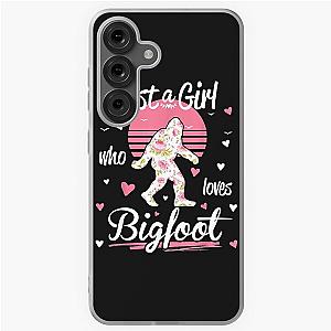 Bigfoot Shirt Just A Girl Who Loves Samsung Galaxy Soft Case