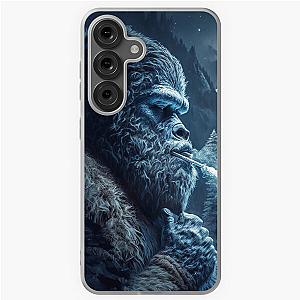 Bigfoot Smoking Under The Stars Samsung Galaxy Soft Case