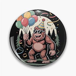 Bigfoot Birthday Pin