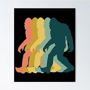 Retro Bigfoot Poster Vintage