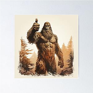 Vintage Bigfoot Poster
