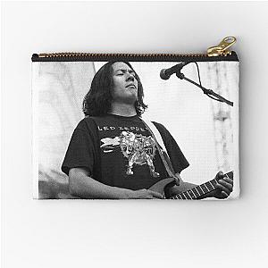 Todd Mohr - Big Head Todd and the Monsters - BW Photograph Zipper Pouch