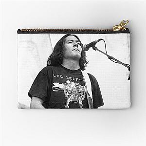 Todd Park Mohr Big Head Todd BW Photograph Zipper Pouch