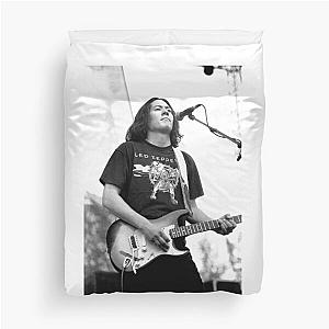 Todd Park Mohr Big Head Todd BW Photograph Duvet Cover