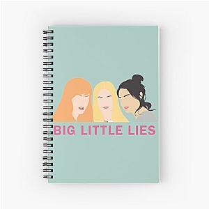 Big Little Lies with text Spiral Notebook