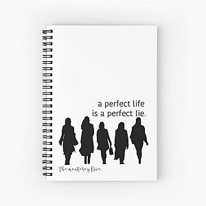 Big Little Lies Monterey Five Silhouette Spiral Notebook