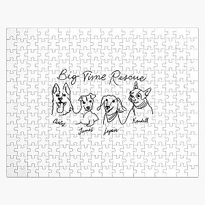 btr big time rush btr 2022 tour rescue dog Jigsaw Puzzle RB2711
