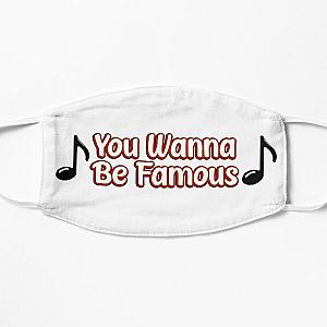 You Wanna be famous Big Time Rush Song Lyrics Flat Mask RB2711