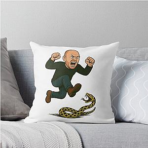 Keep On Treading - Bill Burr Stomps the Snake Throw Pillow