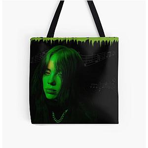 Billieeilishs Best Singer || 0005 Poster All Over Print Tote Bag RB1210